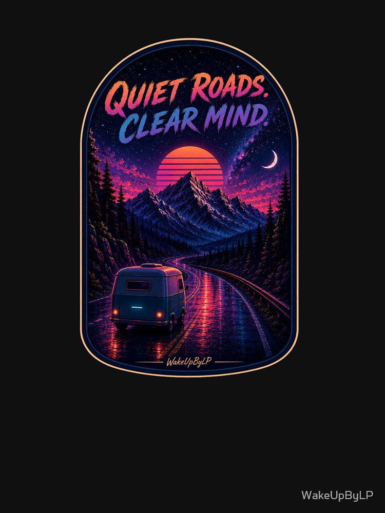 Quiet Roads Clear Mind – Retro Camper Journey by WakeUpByLP