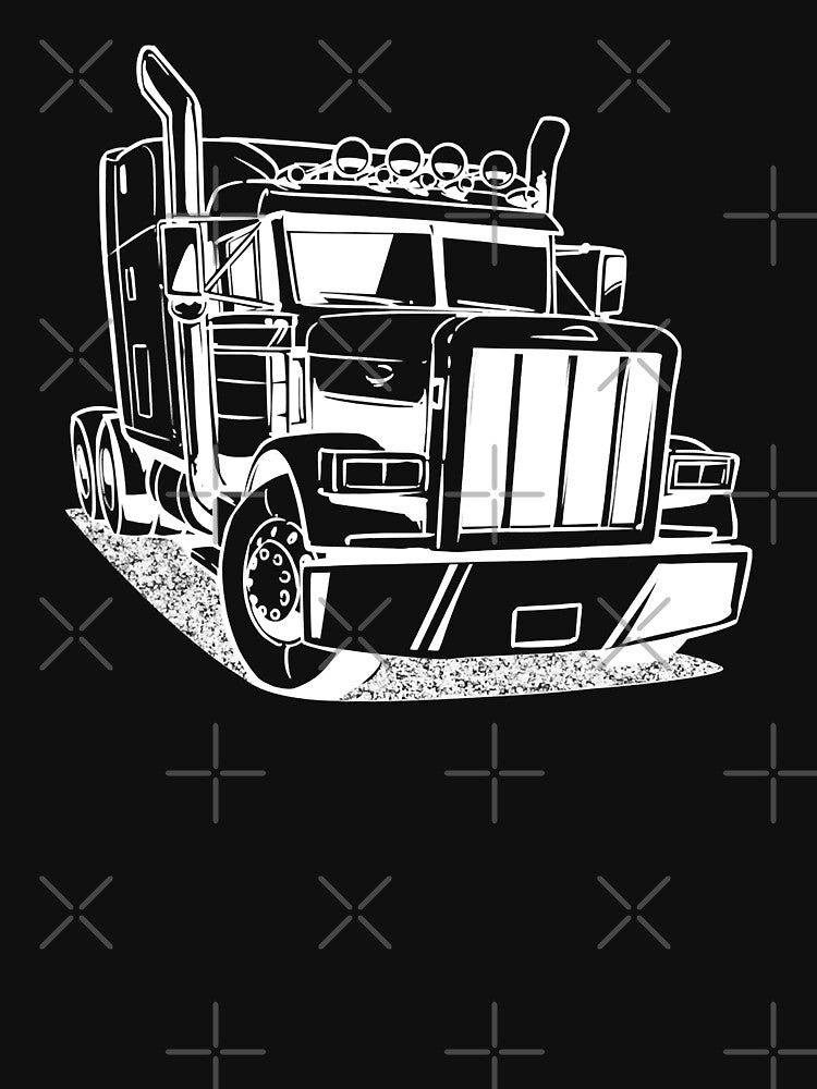 Diesel Big Rig 18 Wheeler Semi Trailer Truck Driver Trucker by GardNewerd