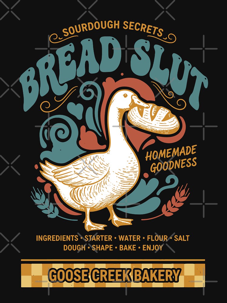 Sourdough funny pun Baking Baker Bread Making by LuminOrb