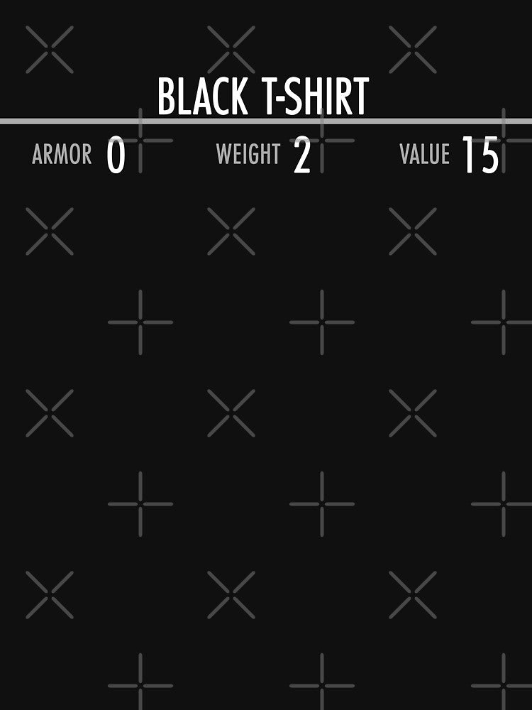 RPG Armor Stats - Video Game Player - Funny Fantasy RPG Gamer Tee by PacificaPremium