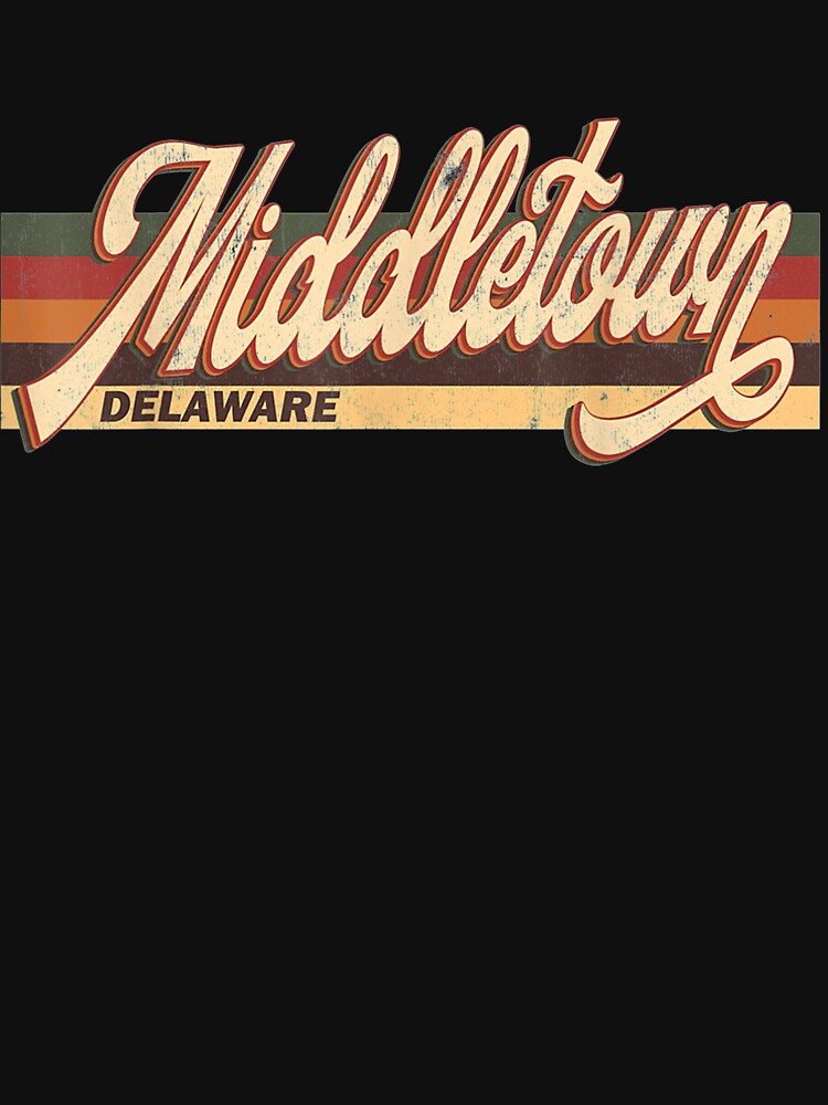 Vintage 80s 70s Middletown Retro Delaware by christinero2