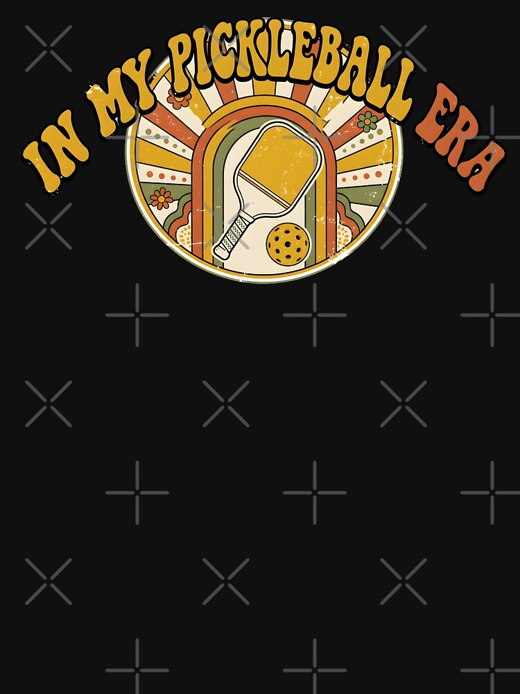 In My Pickleball Era - Retro Groovy Design by Nelloo12