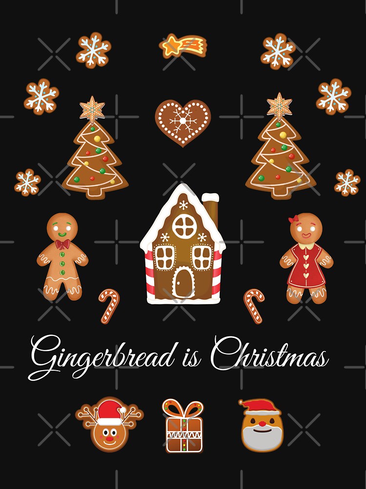 Gingerbread Is Christmas Festive design by Imemewell