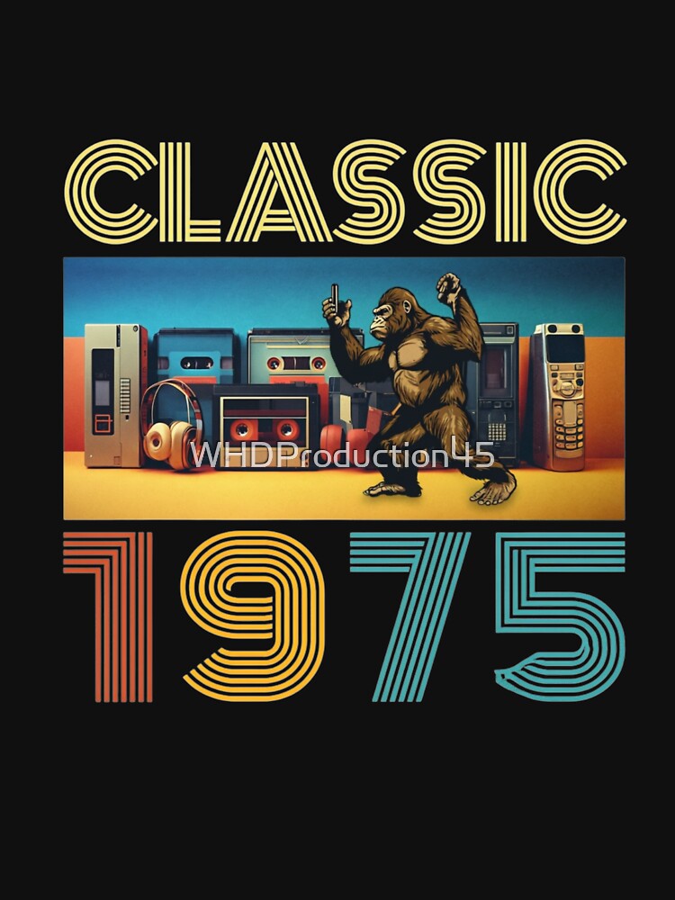 Classic 1975 – Vintage Sunset Mountain Retro Design by WHDProduction45