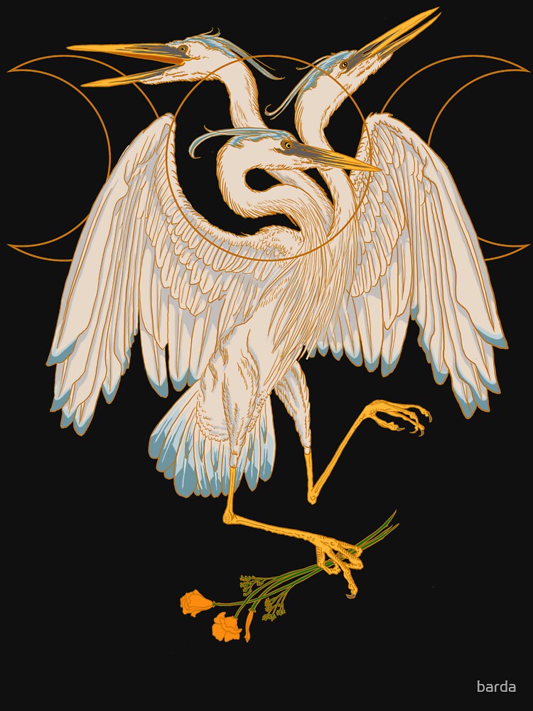 Triple Heron - 2 by barda Unisex