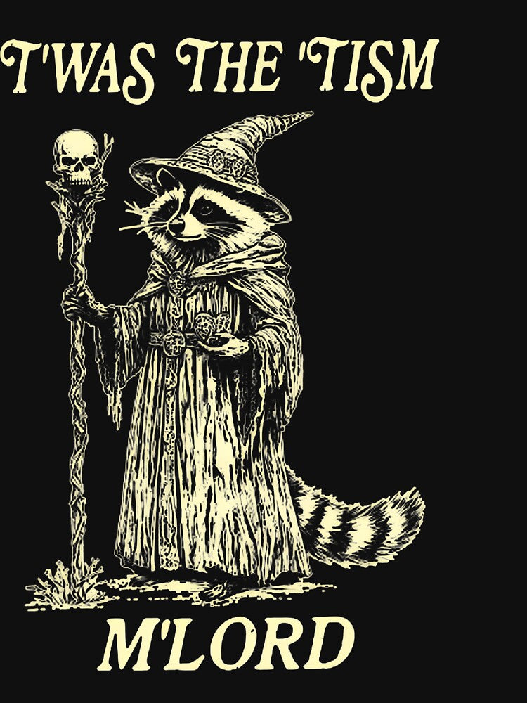 Funny Raccoon Wizard Autism Tism Meme by cruddenstroud23