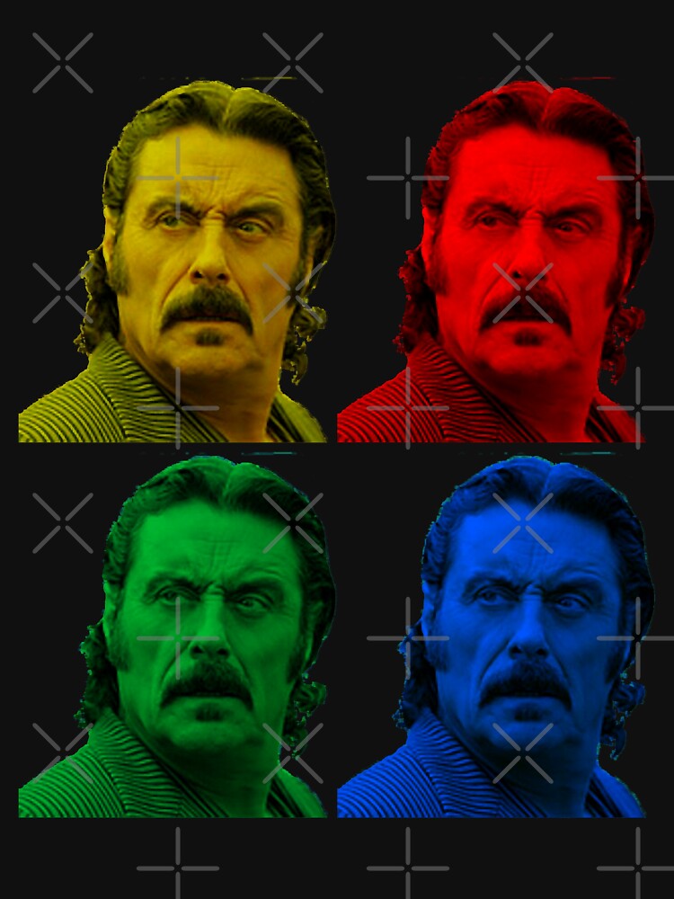 Mens My Favorite Al Swearengen Warholl Wild West Americana Halloween by LeathaKessler