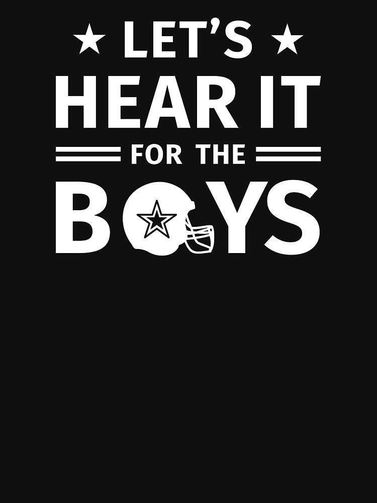 Let's Hear It For The Boys, Football FootballCute Football Woman's Football FT212 by MentDesigns