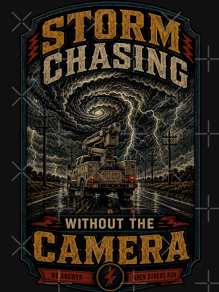 Storm Chasing Lineman - Storm Chasing Without the Camera by RoyalOrderGallery