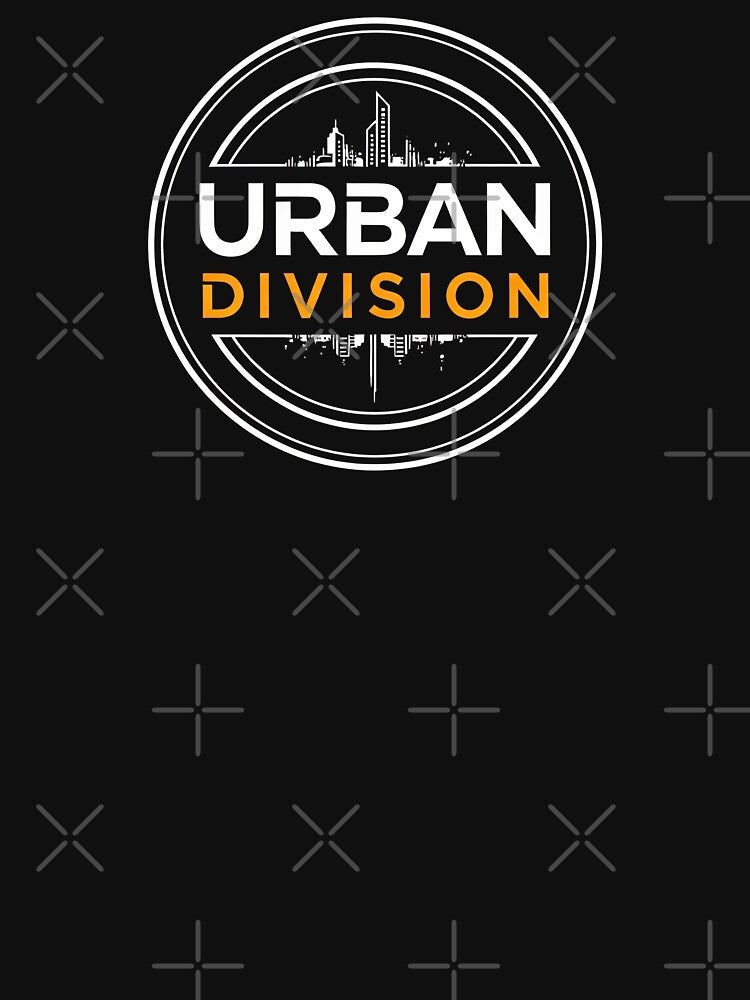 Urban Division City Skyline Premium Streetwear Emblem by DigitalArtx-com