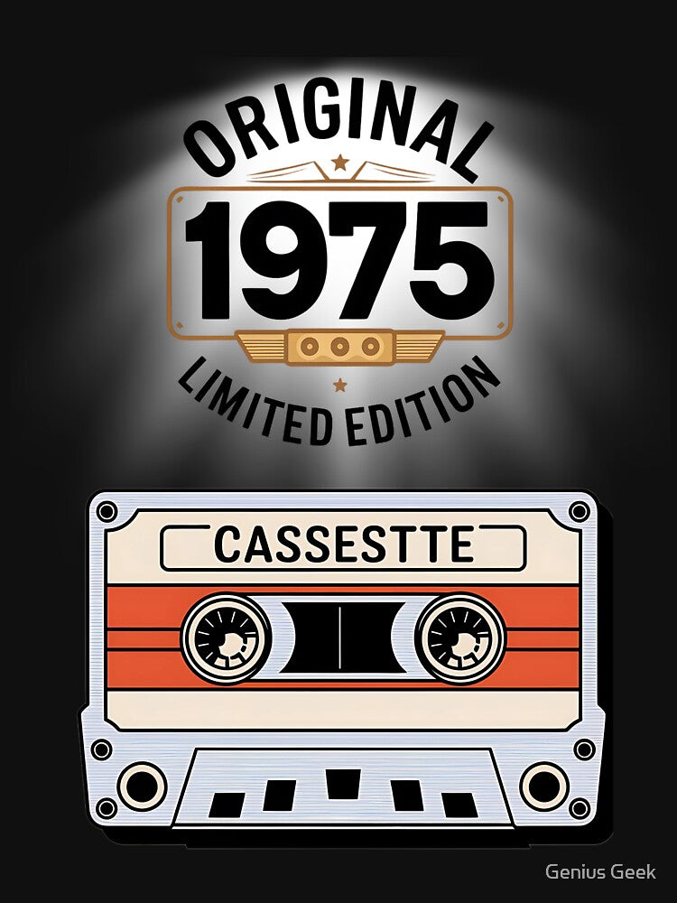 Dads 1970s Original Limited Edition Tape Mix by Genius Geek