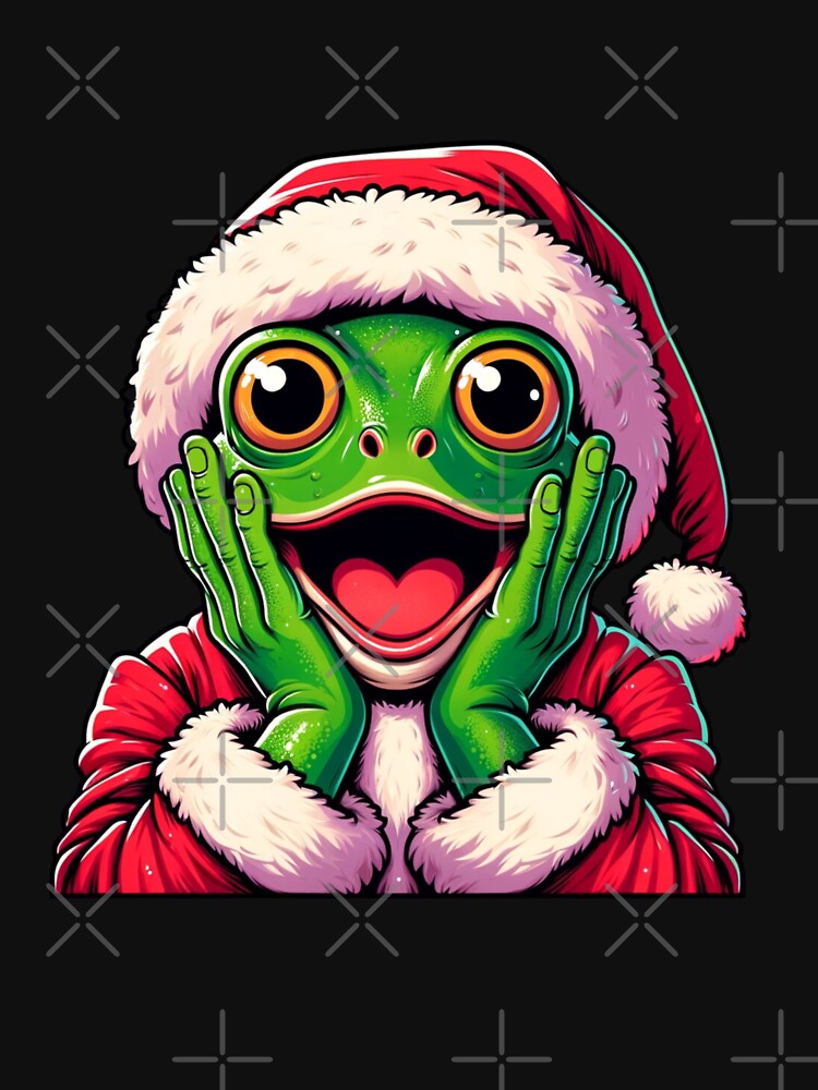 Funny Christmas Frog by Nordilandia