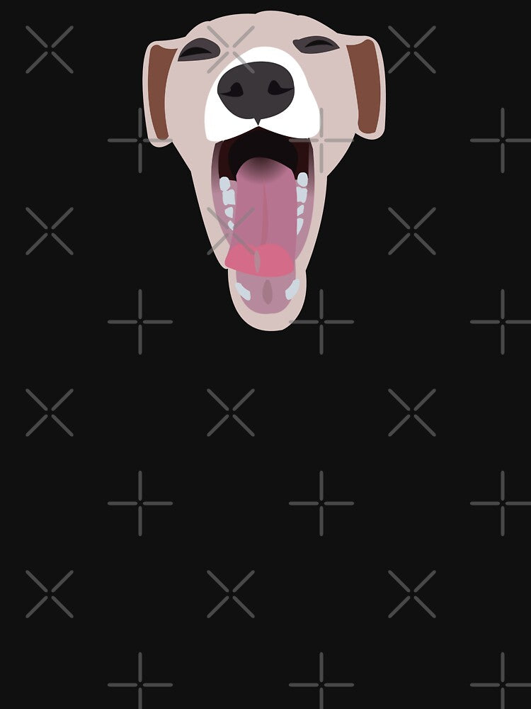 Yawning Greyhound Dog by KCPetPortraits