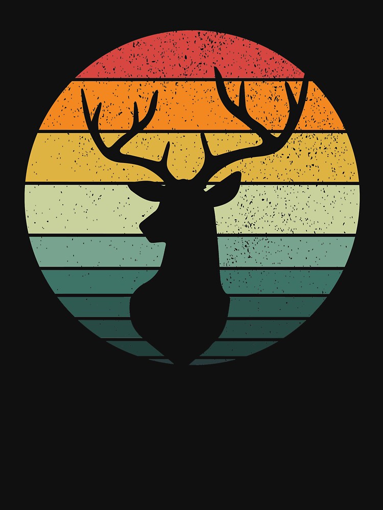 Deer Retro Vintage by FunFoxDesign