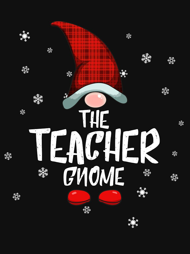 Teacher Gnome Family Christmas Pajama Teacher Gnome Gear by DynamicDesign