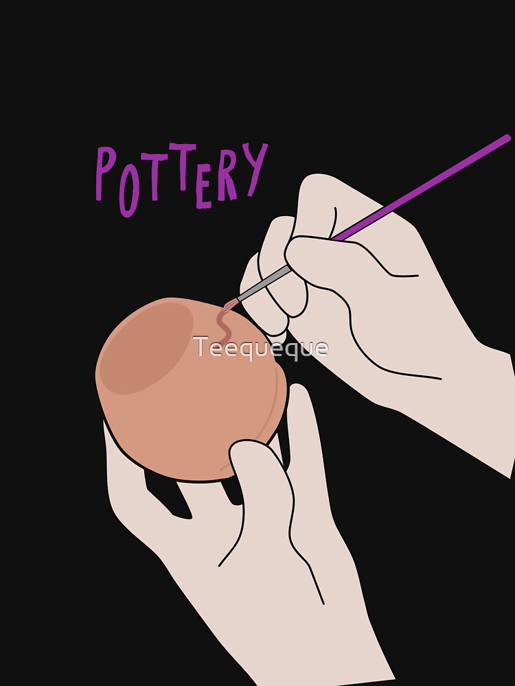 Painting Pottery by Teequeque