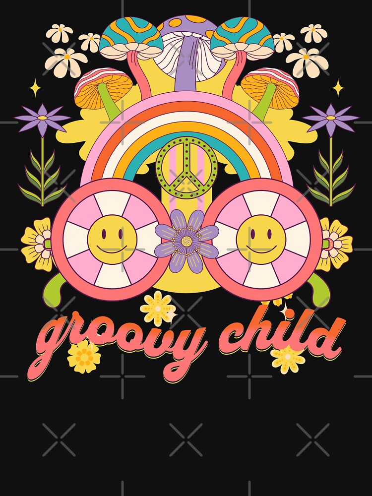 Groovy Child Retro Hippie Colorful Design by EndlessDoodles