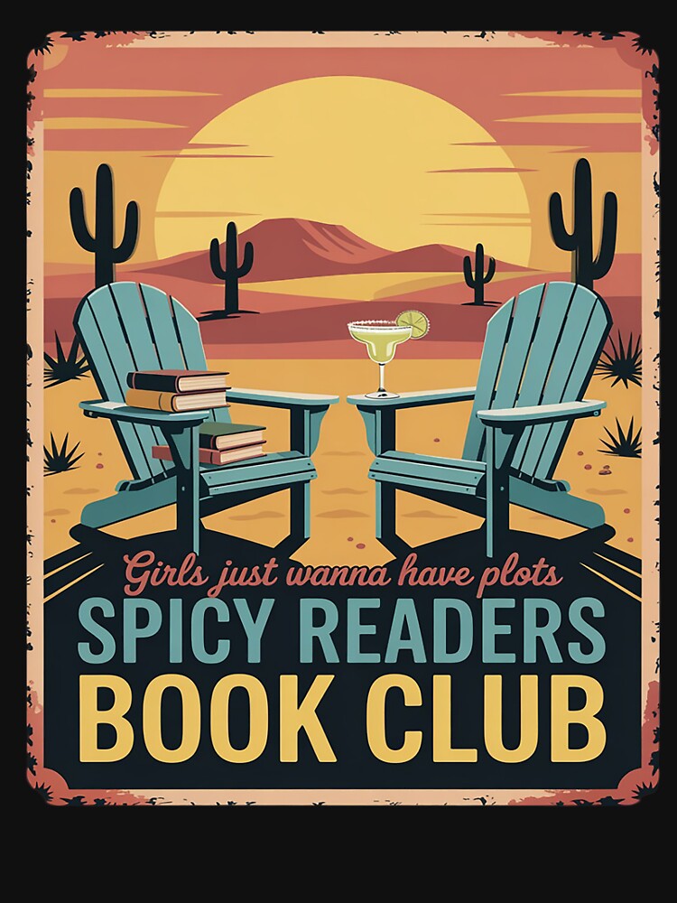 Spicy Readers Book Club Desert Watercolor Reading by JulienAureo