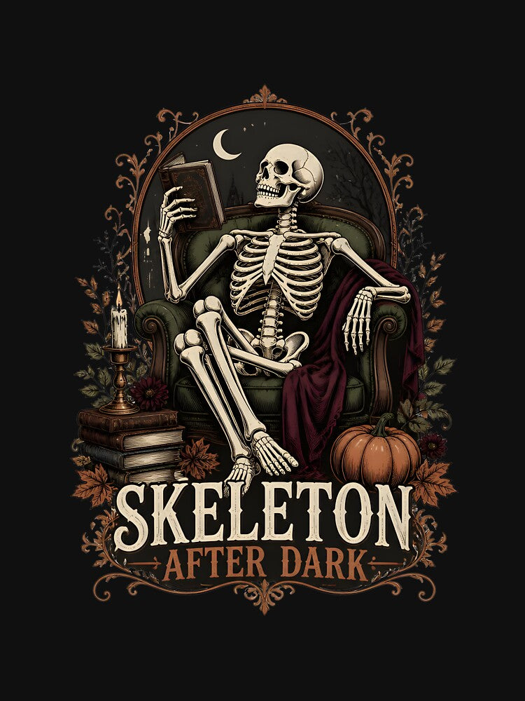 Skeleton After Dark by OliviaHayesArt