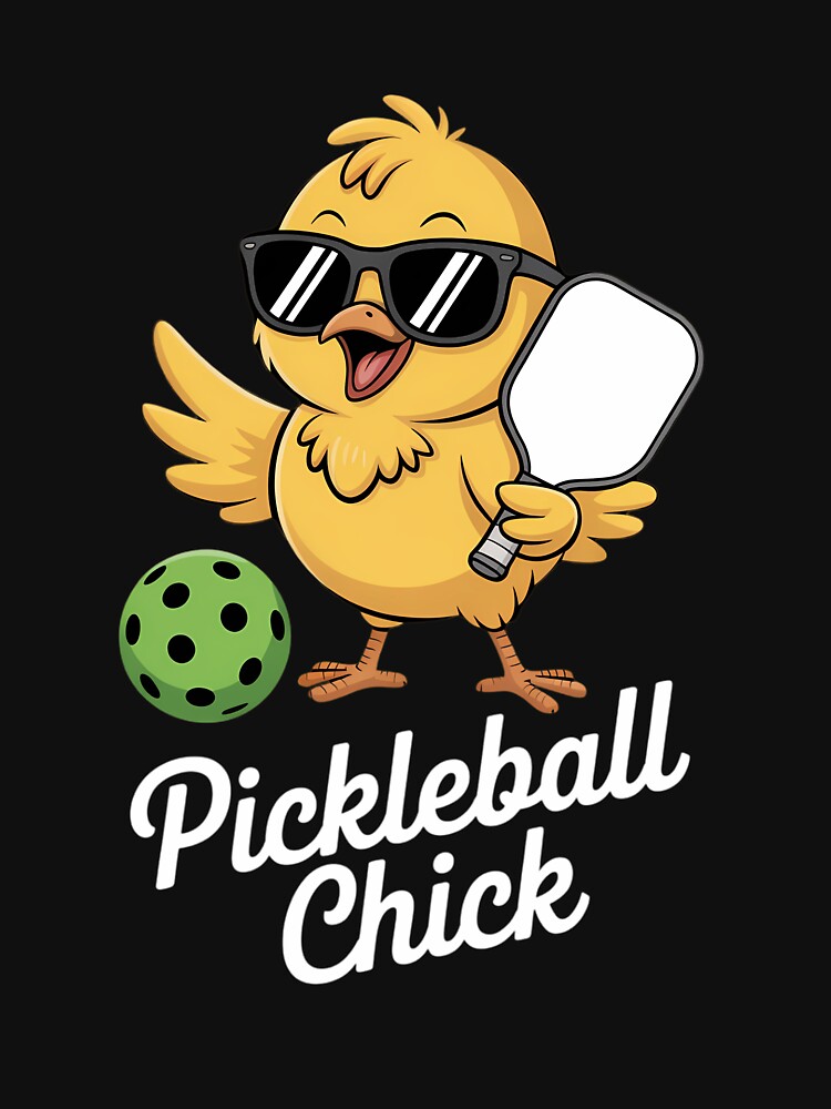 Pickleball Chick Pickleball by HellD3vil-Art