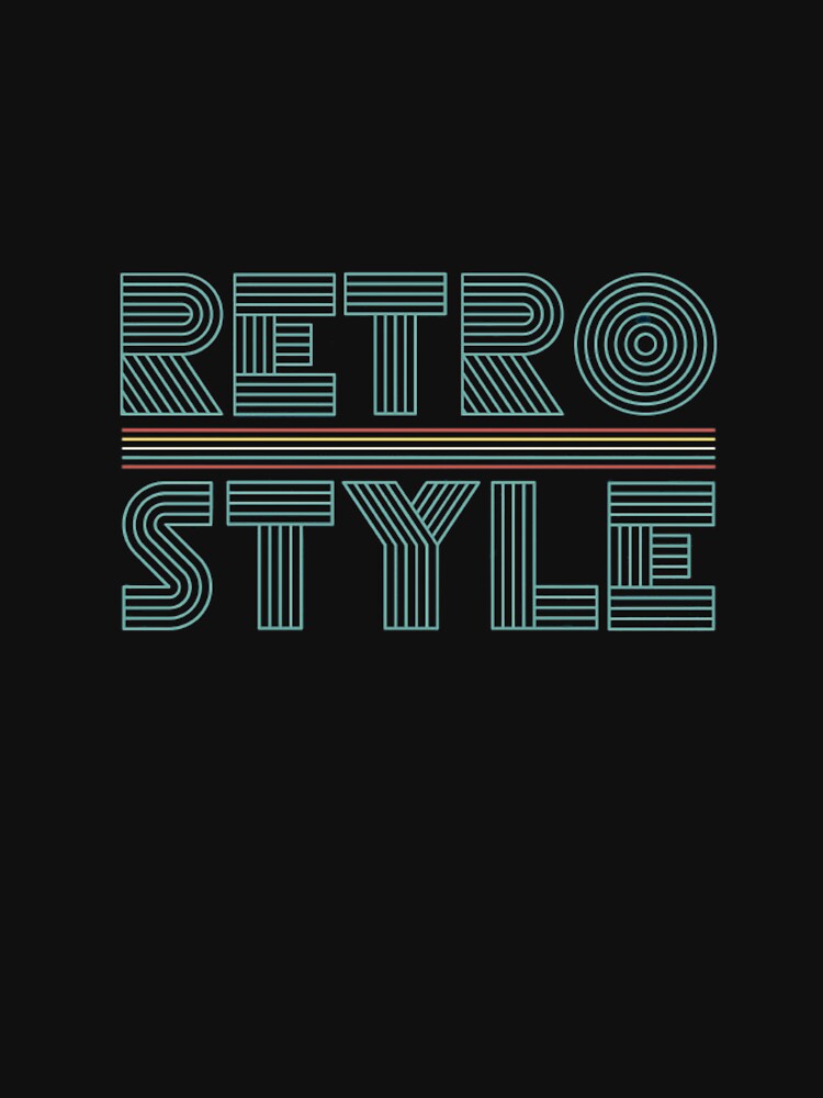 Retro Style, T - Shirt, Design by AMS-ART