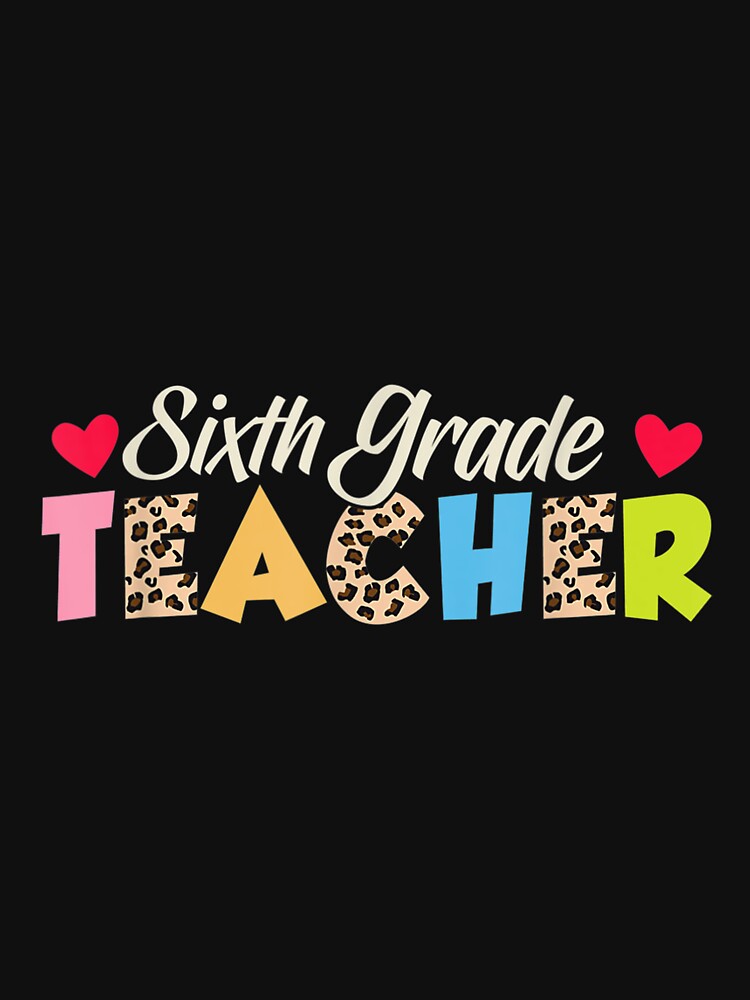 Valentines Day 6th Grade Teacher Life Leopard Cheetah Love by jennifera11