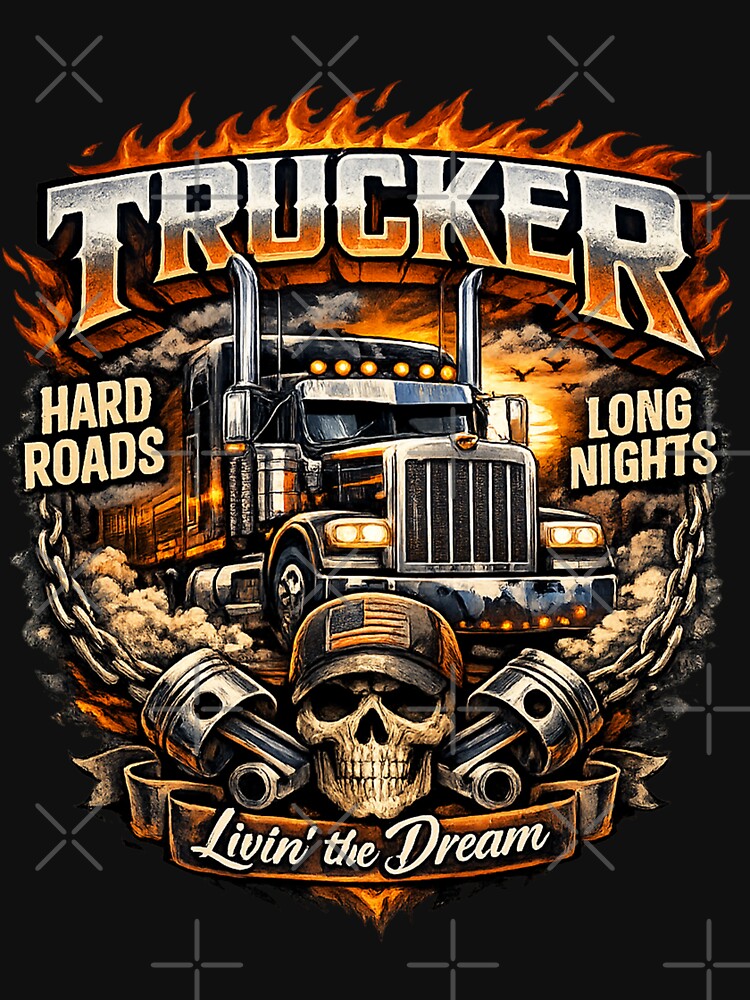 Trucker t-shirt by MKBgdesign