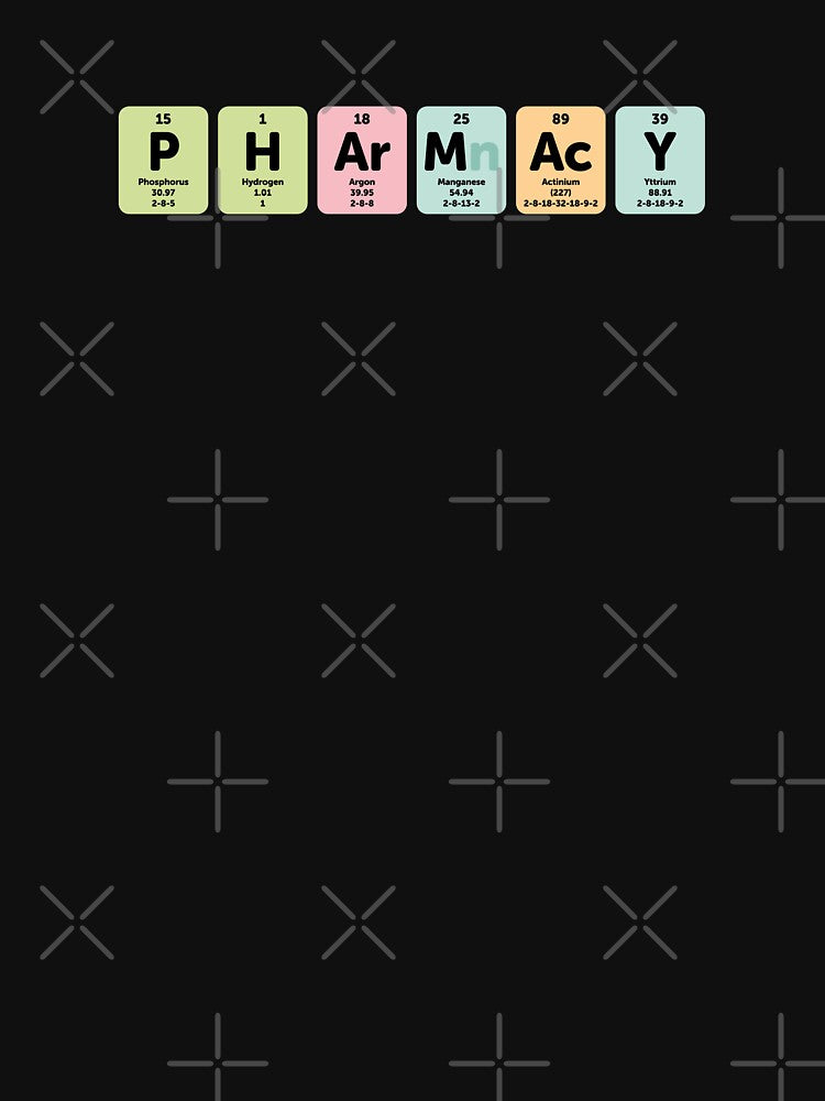 Pharmacy periodic table by Eenig