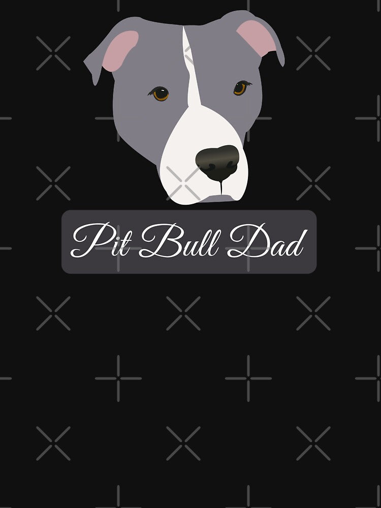 Pit Bull Dad by KCPetPortraits