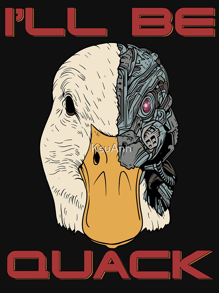 Goose Robot Duck Robot Pun Meme Men Women Funny Goose Duck by KsuAnn