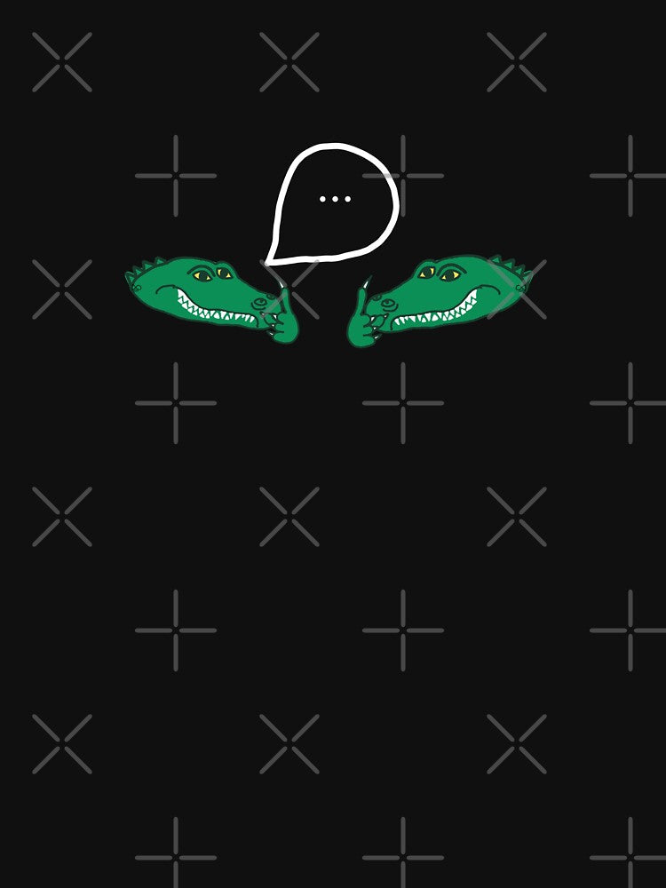 LaMaisonOfMY ALLIGATOR SSSSHHH! INTROVERT CONVERSATIONS COLLECTION NO.1 Black Series by LaMaisonOfMY