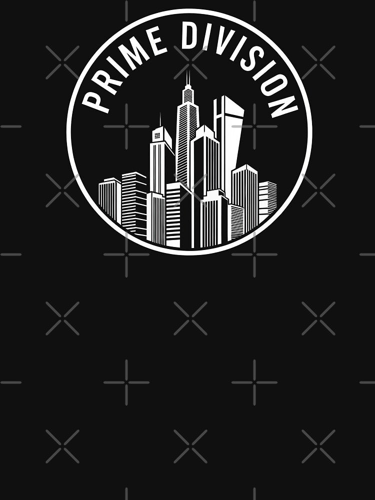 Prime Division Urban Skyline Circular City Emblem by DigitalArtx-com