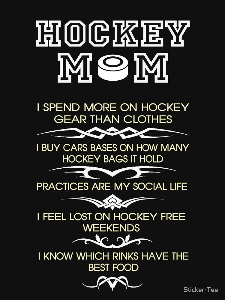 Hockey Mom by Sticker-Tee
