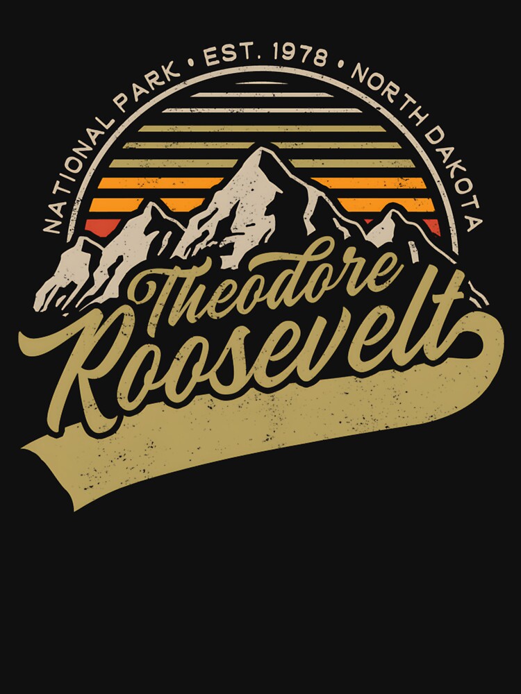 Theodore Roosevelt National Park Vintage by Sashakis