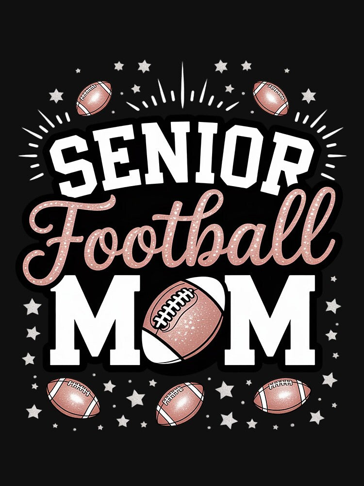 Senior Football Mom Football Mama Game Day Class of 2025 by ConceptThena
