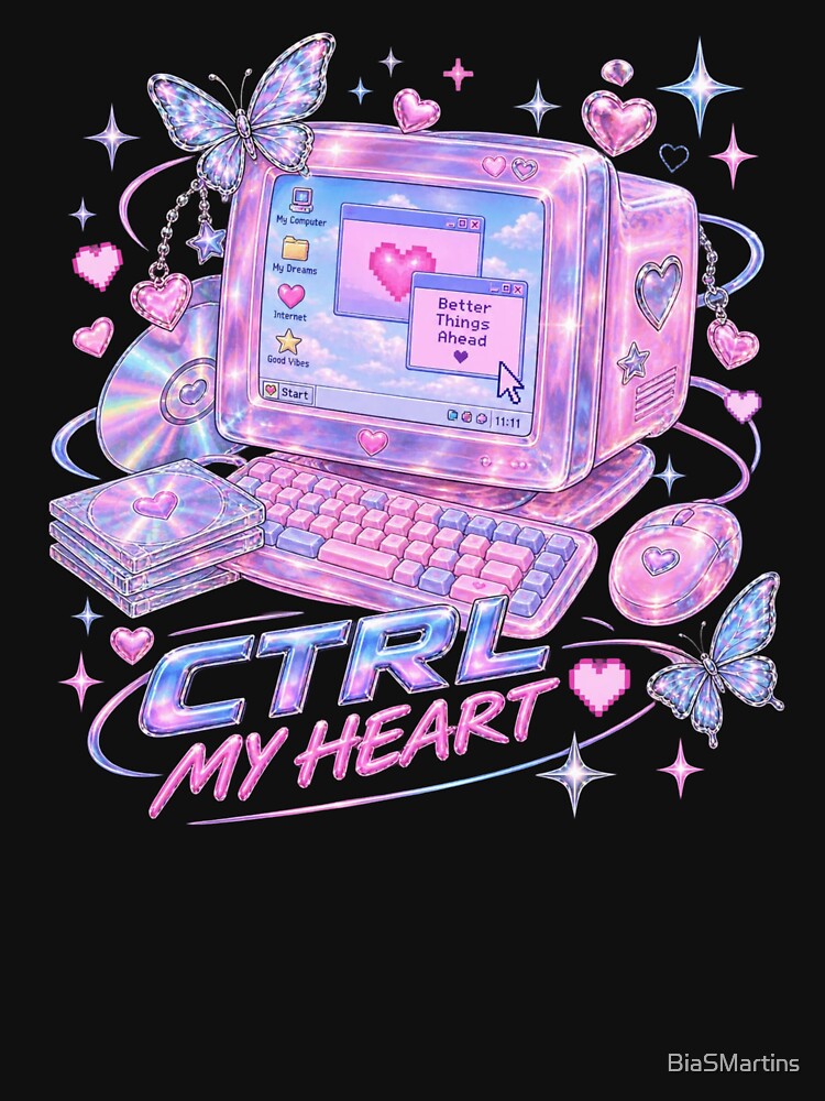 Y2K Computer girl by BiaSMartins