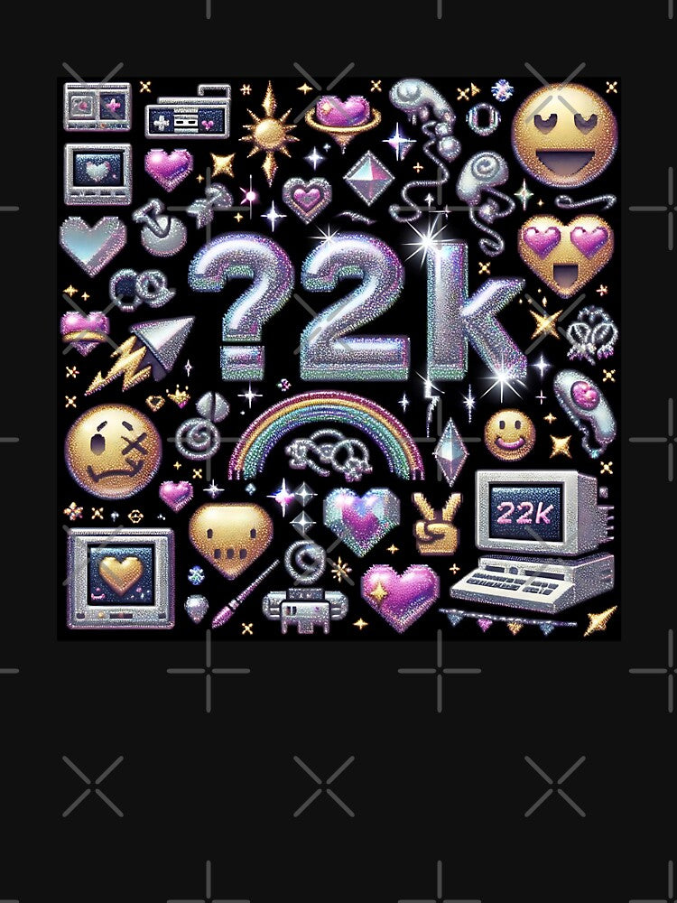y2k aesthetic girly pattern by TheMillusion
