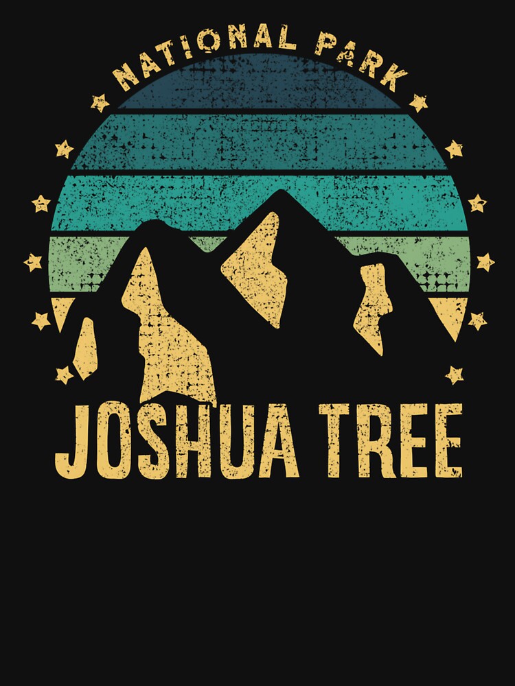 Retro Joshua Tree National Park US Vintage Joshua Tree by Kinalan