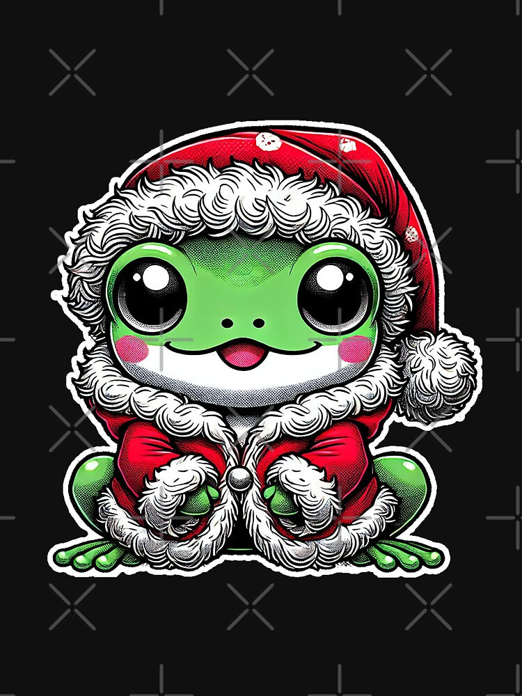 Kawaii Frog as Santa Claus by lAnJefurtifeu