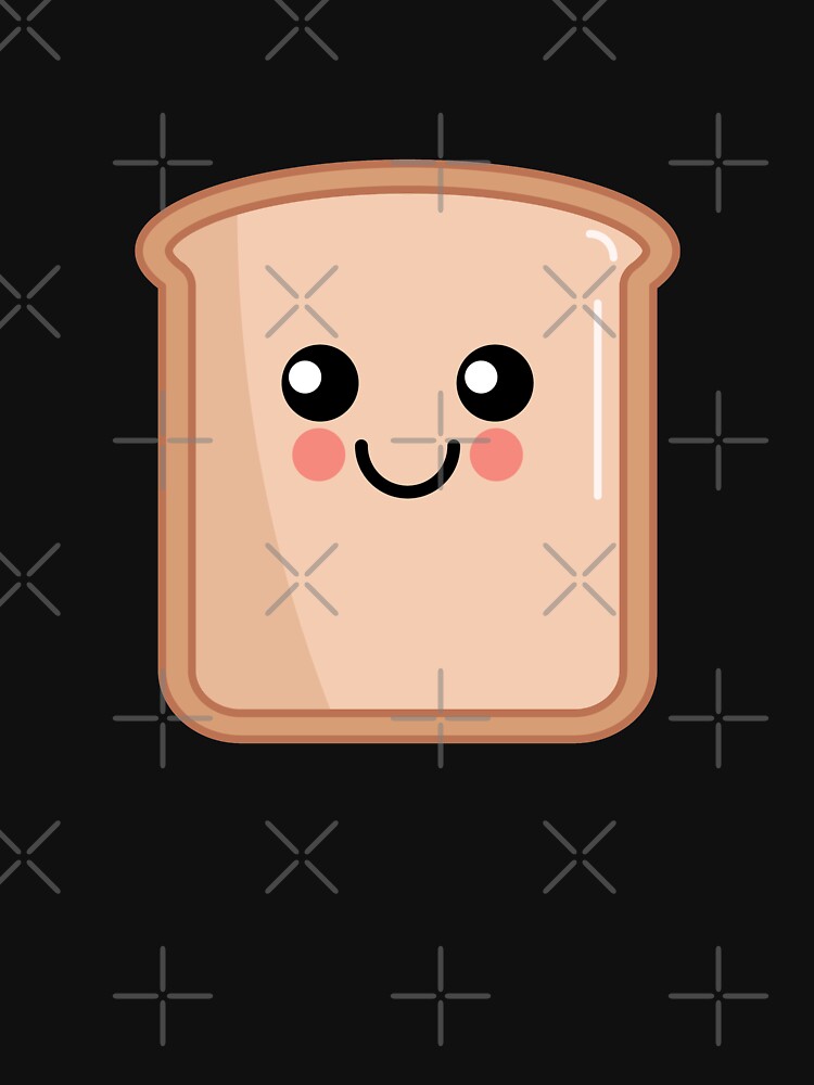 Toast Kawaii Food Art by Blok45