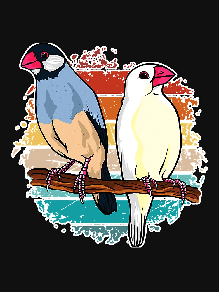 Vintage Java Rice Sparrow Bird by BundlerVq