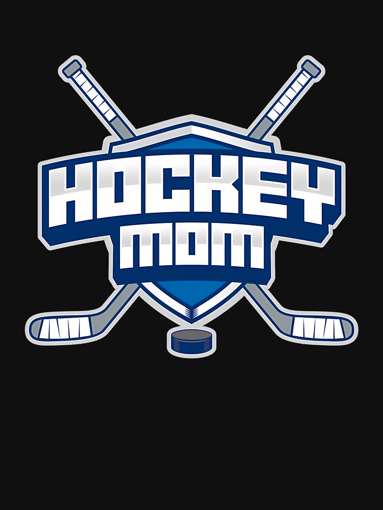 Hockey Mom (Blue  Gray) by Ryan Robertson