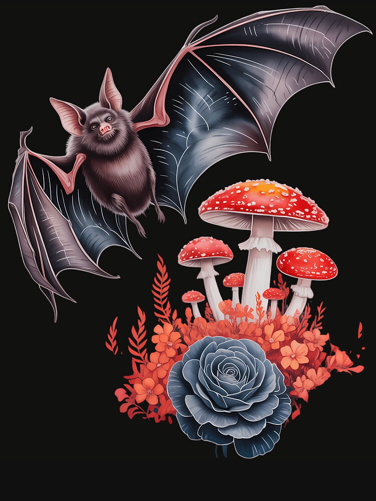 Cottagecore butterflies bats mushroom goblincore by blueyeeti