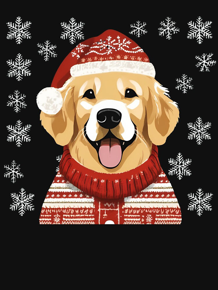 Golden Retriever Christmas – Festive Dog Lover Gift by Golden-Heaven