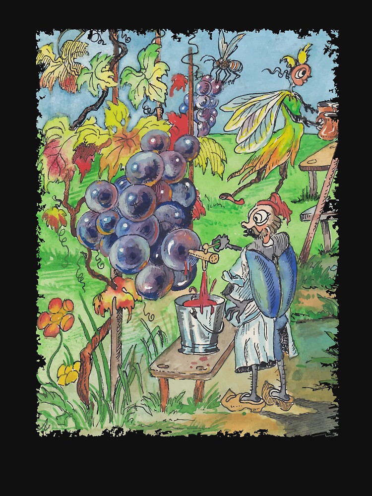 Fresh Grape Juice Nature Cottagecore Goblincore Aesthetics by FalkDania