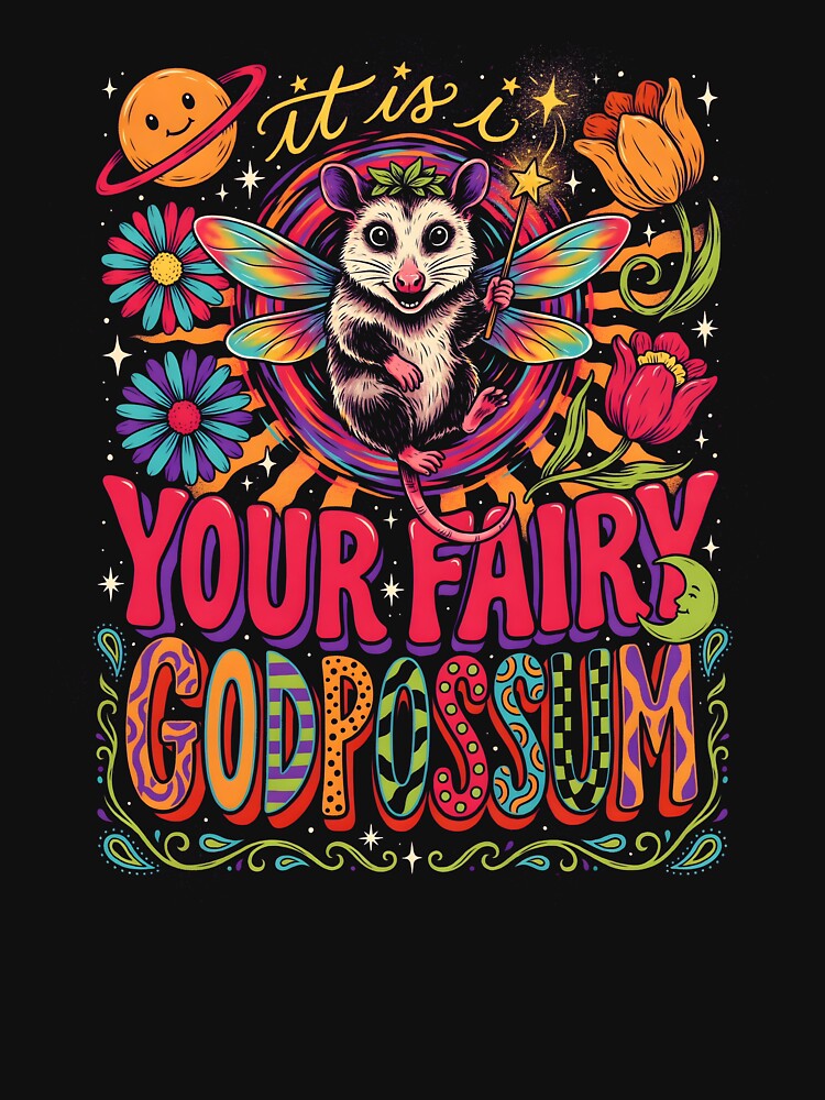 It Is I Your Fairy Godpossum Magical Possum Humor by Redgiant87x