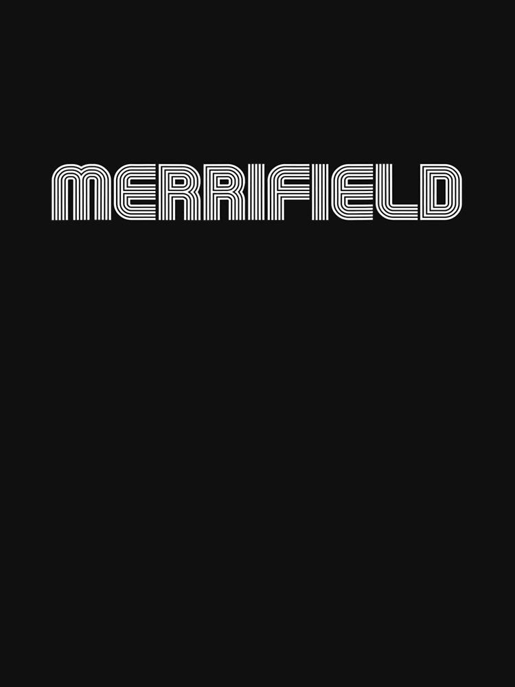 Merrifield Name Vintage Retro 60s 70s 80s Sport Funny by aguilaro
