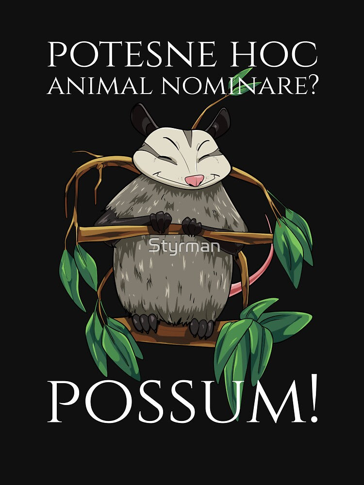 Classical Latin Language Meme - Possum - Wordplay Pun by Styrman