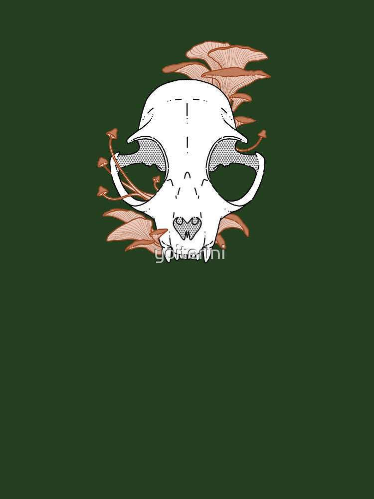 mushroom skull by yoiterini
