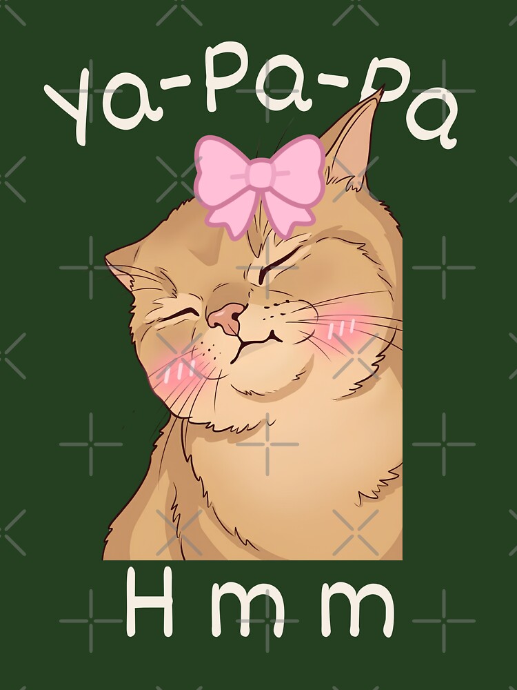 Copy of Yapapa Cat Meme Mmmm | Funny Viral AI Ginger Kitty Art by kuwagatamushi